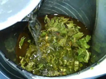 Make Green San lily step 3