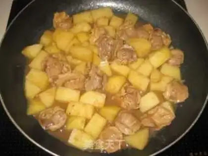 Make Potato chicken step 7