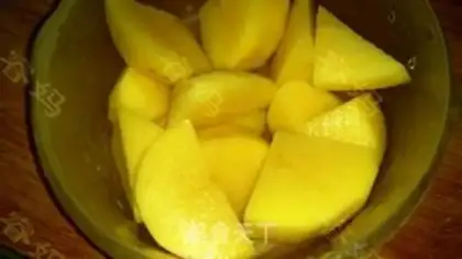 Make Korean ridge potato pan step 7