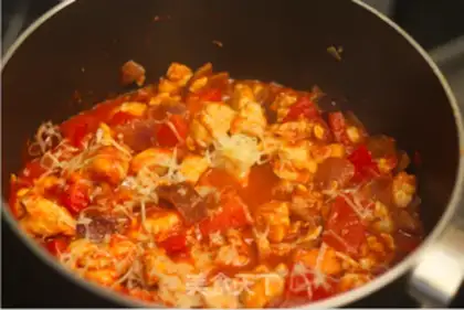 Make Mexican chicken rolls step 2