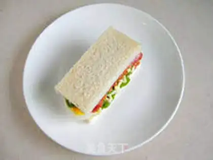 Make Bacon egg sandwich step 8
