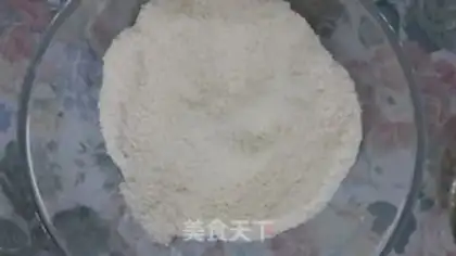 Make Protein coconut ball step 1