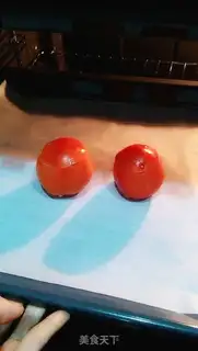 Make Ham cheese and tomatoes step 1