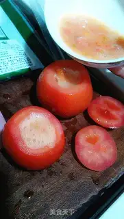 Make Ham cheese and tomatoes step 4