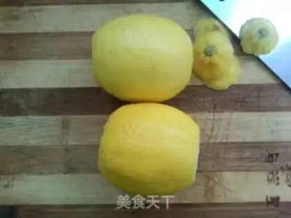 Make Honeyed lemon step 1