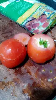 Make Ham cheese and tomatoes step 5