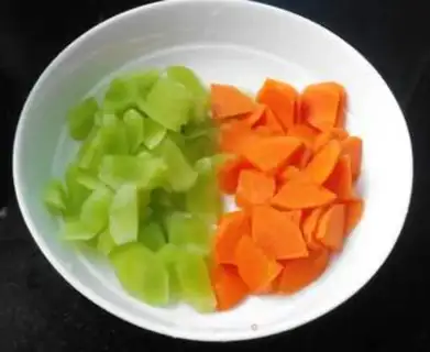 Make Carrots and crotch step 1