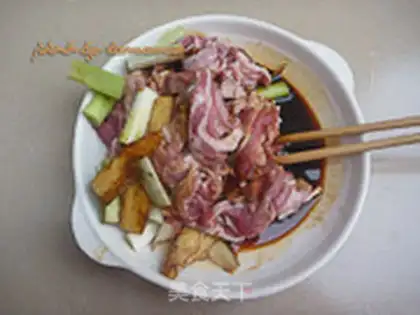 Make Steamed lamb step 1