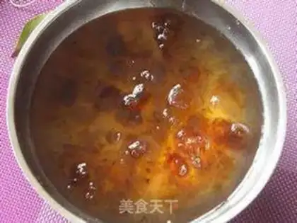 Make Peach cream step 1