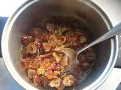 Make Peach cream step 5