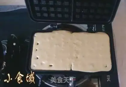 Make original waffles step 4