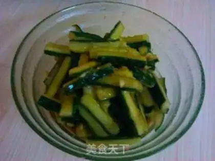 Make Cool cucumber step 1