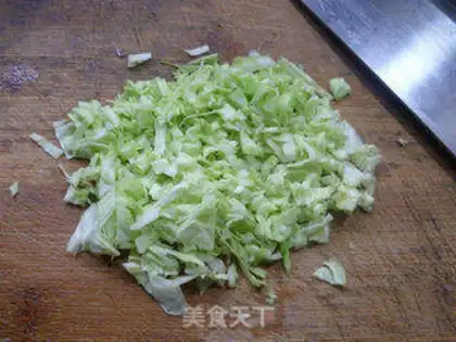Make Tea, mushroom, cabbage and egg step 1