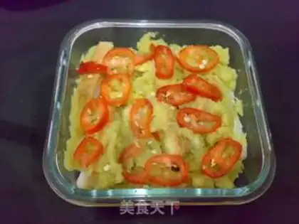 Make Cheese curry potato pudding step 6