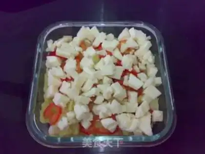 Make Cheese curry potato pudding step 7
