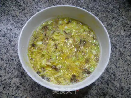 Make Tea, mushroom, cabbage and egg step 6
