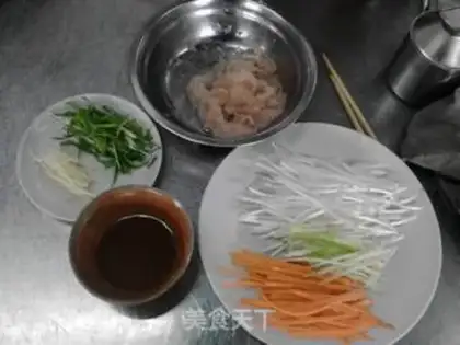 Make Silver teeth with fried chicken silk step 0