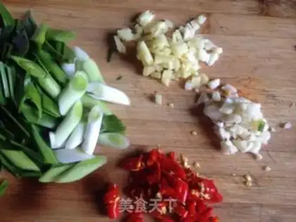 Make Spicy blood step 1