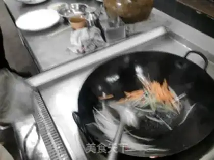 Make Silver teeth with fried chicken silk step 2