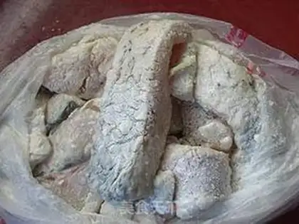 Make Red-burned fish step 1