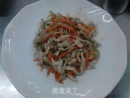 Make Silver teeth with fried chicken silk step 5