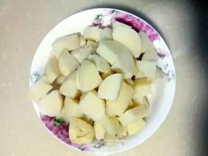 Make Dry potatoes step 1