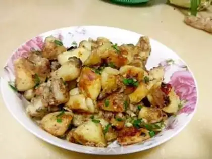 Make Dry potatoes step 4