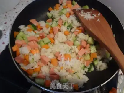Make Pineapple rice step 8