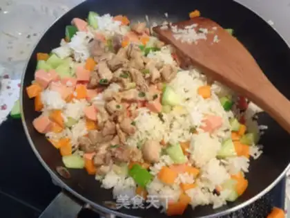 Make Pineapple rice step 9