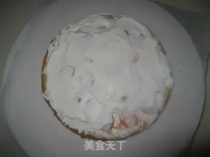 Make Almond butter strawberry cake step 7