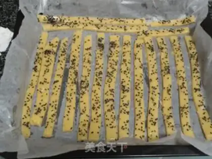 Make The sesame stick step 11