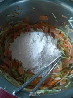 Make Vegetable pancakes step 3