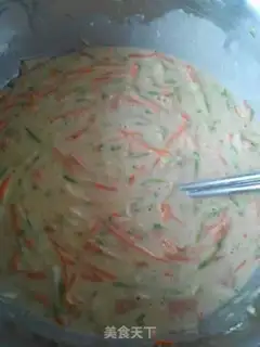 Make Vegetable pancakes step 4