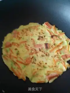 Make Vegetable pancakes step 7