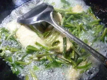 Make The veggie chicken step 5