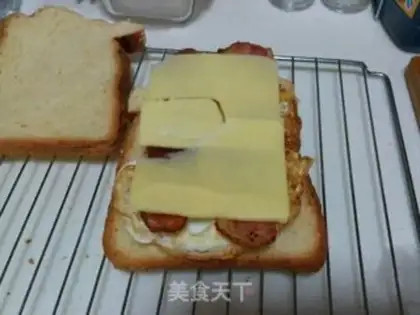 Make Bacon egg cheese sandwich step 8