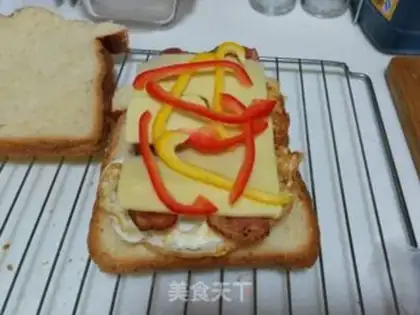 Make Bacon egg cheese sandwich step 9