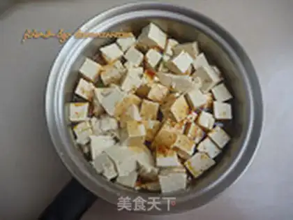 Make Spicy tofu step 5