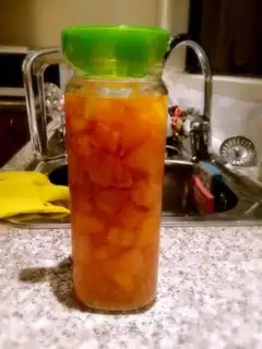 Make Honey fruit tea step 6