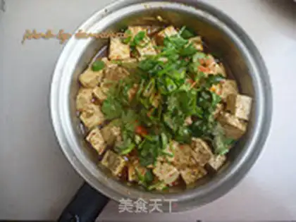Make Spicy tofu step 7
