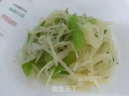 Make Celery potato burrito step 4