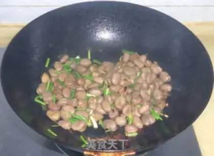 Make Onions of green beans step 5