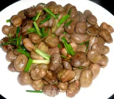 Make Onions of green beans step 6