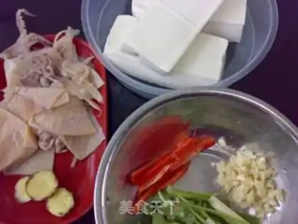 Make Shrimp squid tofu step 0