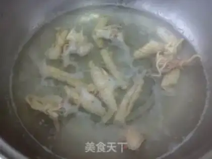 Make Shrimp squid tofu step 1