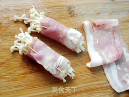 Make Iron-coated bacon pips step 2