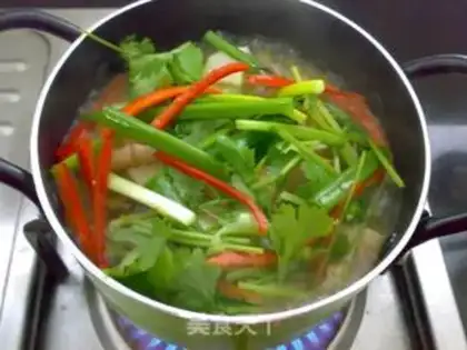 Make Shrimp squid tofu step 6