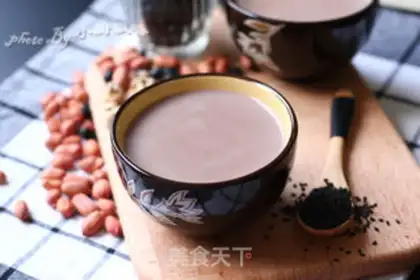 Make Peanut black soy step 7