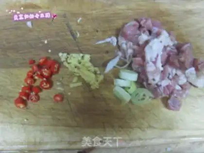 Make The meat-dry snow step 1