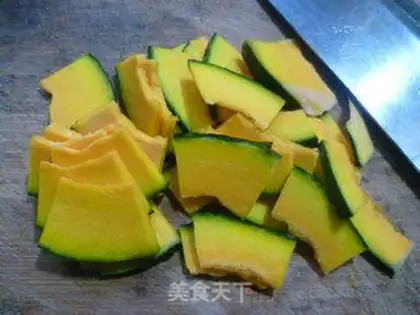Make Fire the Japanese pumpkin step 3